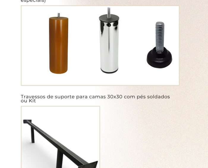 Ferragens / Sistemas / Pés (3 de 3) – 002026